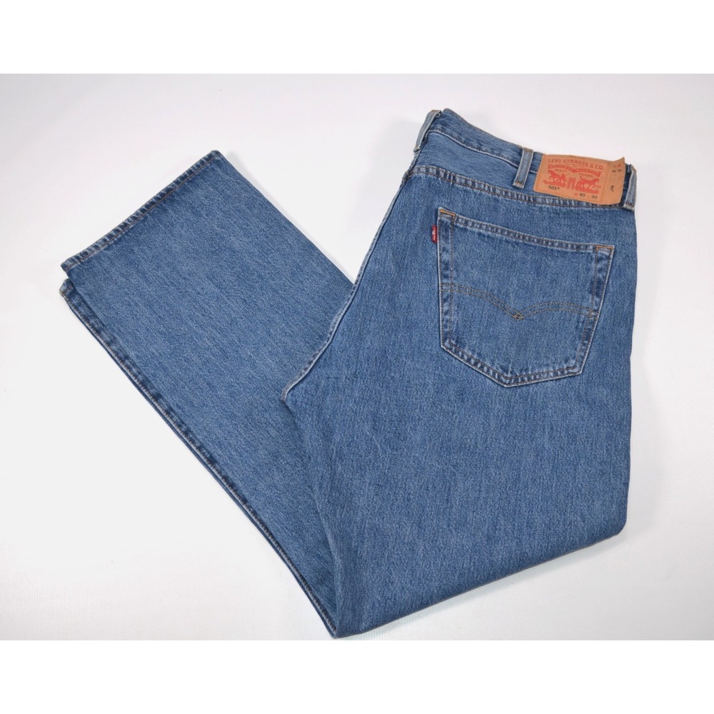 New  Levi's 501 Button Fly Blue Jean Denim Men's 40x30